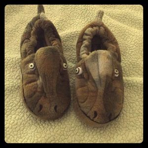 Dinosaur/Alligator slippers (kids)